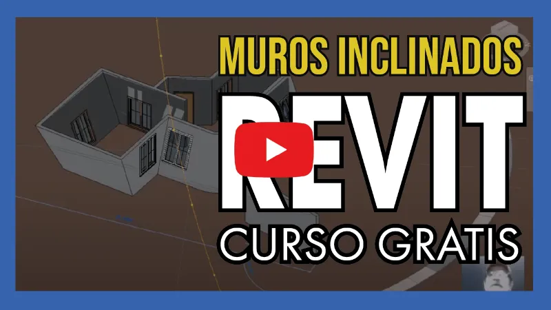 Muros inclinados revit